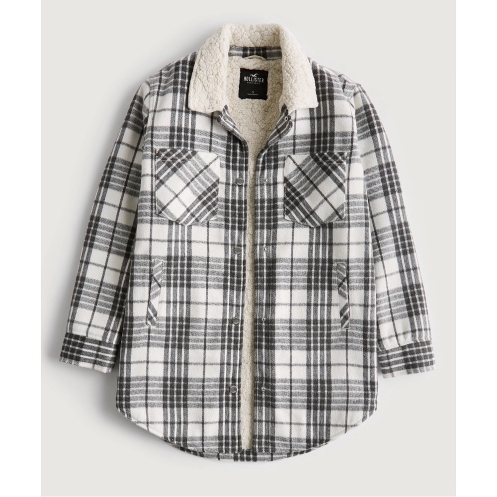 Hollister Sherpa Lined Jacket